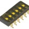 Comutator DIP-SWITCH 6 secțiuni ON-OFF 24VDC