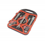 Set de 7 chei combinate cu clichet 8-19 mm, Toolhub