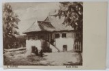 CASA BARBU , pictura de E. BARBU , CARTE POSTALA ILUSTRATA , INTERBELICA