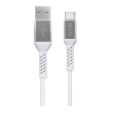 Cablu USB-C Date si Incarcare Rapida, Universal, Alb, Compatibil Smartphone, Tableta, Laptop