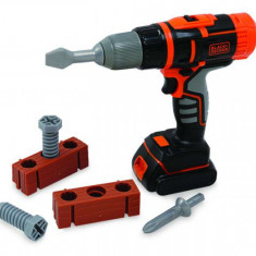 Smoby Black &amp; Decker mechanikus játék Fúrógép #fekete