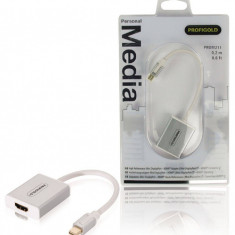 Adaptor Profesional mini DisplayPort - HDMI v1.1 0.2m alb Profigold