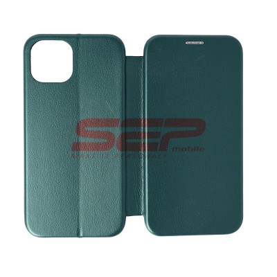 Toc FlipCover Round Apple iPhone 13 Sea Green foto