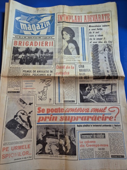 ziarul magazin 29 iunie 1968 - articol calusarii