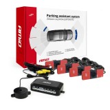 Set senzori parcare AMiO 12V pentru camera si afisaj LCD, universal