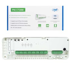 Aproape nou: Modul de control PNI CT28M cu 8 zone, pentru electrovane, actuatoare t