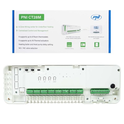 Aproape nou: Modul de control PNI CT28M cu 8 zone, pentru electrovane, actuatoare t foto