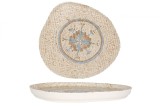 Rinart Farfurie pentru cină - Celest - Porţelan - 30 cm - set de 6
