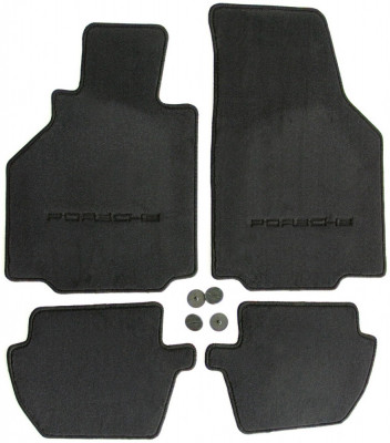 Set Covorase Auto Mocheta Fata + Spate Oe Porsche 911 996 2002-2005 Cabrio / Targa 00004480203A10 foto