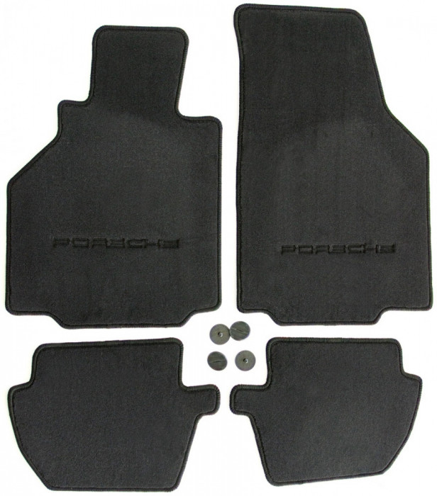 Set Covorase Auto Mocheta Fata + Spate Oe Porsche 911 996 2002-2005 Cabrio / Targa 00004480203A10