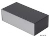 Carcasă aluminiu argint 100x203x63mm