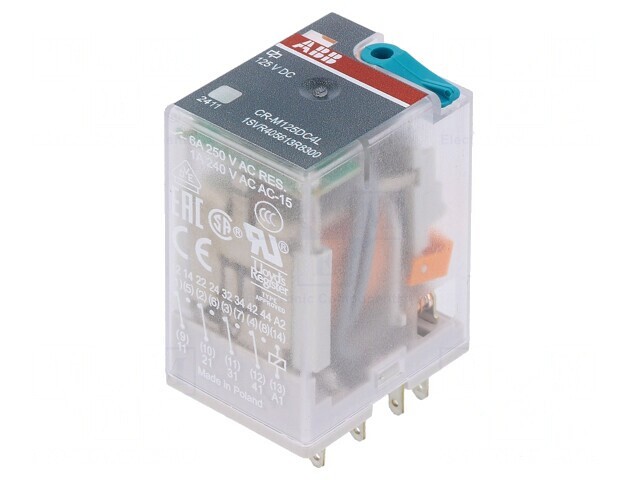 Releu Electromagnetic 4PDT 125VDC 6A