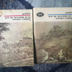 e2 Anii de drumetie ai lui Wilhelm Meister (2 vol) – J. W. Goethe