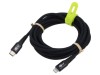 Cablu USB 2.0 Goobay Apple Lightning și USB C, 3m, negru, 60W