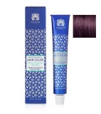 Vopsea crema 5.2 Saten Deschis Violet cu plex si arginina Valquer 60g