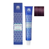 Vopsea crema 5.2 Saten Deschis Violet cu plex si arginina Valquer 60g