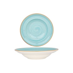 Bonna Farfurie cu paste - Aqua - Por&Aring;&pound;elan - 24 cm (400cc) - set de 2
