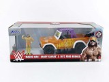 Macheta Ford Bronco 1973 Macho Man Randy Savage cu figurina Jada 1:24