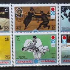 AJMAN 1972 - SPORT. OLIMPIADA SAPPORO, SERIE MNH, DG4