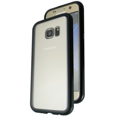 Husa MyStyle&amp;reg; Magnetic Case 360&amp;deg; pentru Samsung Galaxy S7 Edge, Negru foto