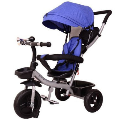 Tricicleta pentru copii Eco Trike, albastru foto