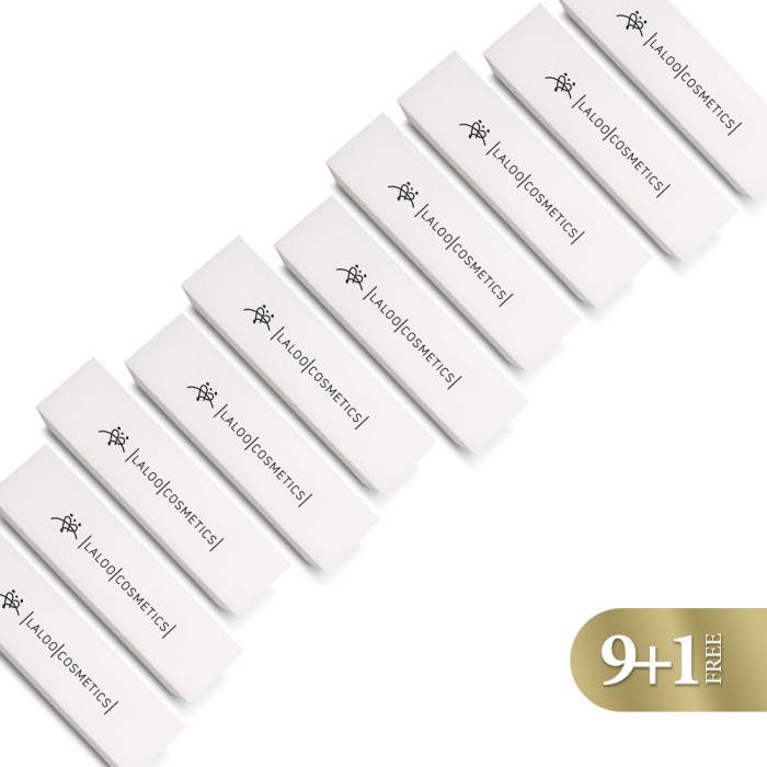 Set 9+1 Buffer mini alb 100/100 Laloo