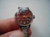Ceas dame mecanic Rogau Ancre 15 rubis, defect, cheita blocata, Analog, Casual, Inox