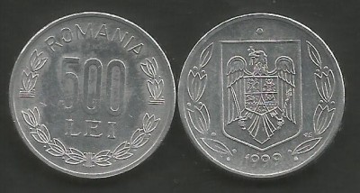 ROMANIA 500 LEI 1999 [00] a UNC , livrare in cartonas foto