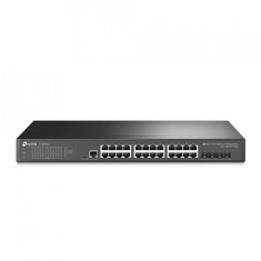 Switch TP-Link cu management L2, 24 Porturi Gigabit, 4 x SFP+ Gigabit foto