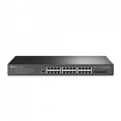 Switch TP-Link cu management L2, 24 Porturi Gigabit, 4 x SFP+ Gigabit foto