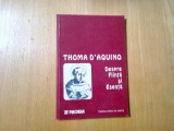 THOMA D`AQUINO - Despre Finta si Esenta - Ed. Bilingva - Paideia, 1995, 131 p.