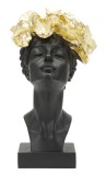Mauro Ferretti Statuie Femeie Cu Fluturi Pe Cap cm 21X20X36,5 | Aosom Romania