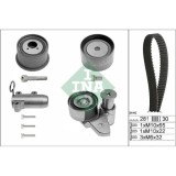 Kit curea distributie Audi A4 (8e2, B6), 2000-2004, A6 (4b2, C5), 1997-2005, A8 (4e), 2002-2010, Motorizare 3.0, INA