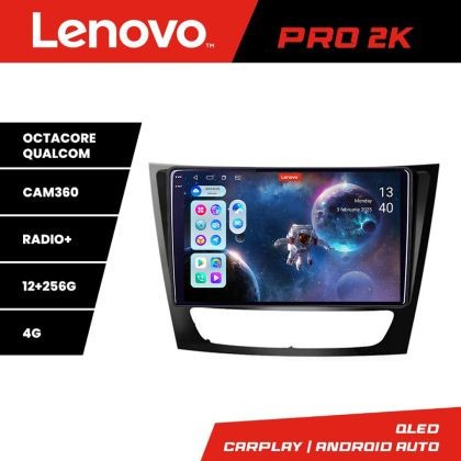 Navigatie Mercedes W211 W219 Lenovo Kit-090 8 core QLED 2K 12+256 360 Android Waze USB Navigatie Internet Youtube Radio CarStore Technology