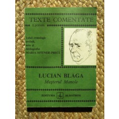 Mesterul Manole - Lucian Blaga