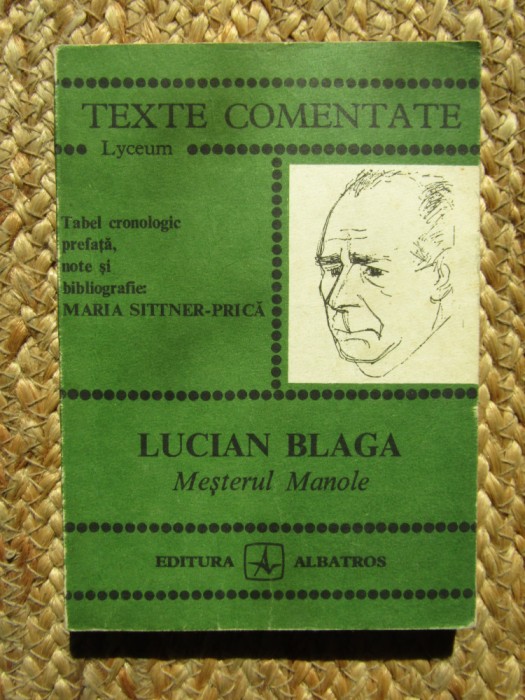 Mesterul Manole - Lucian Blaga