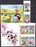 Gambia 1994 Disney MI 1834-41 + 2 bl.223,224 MNH, Nestampilat