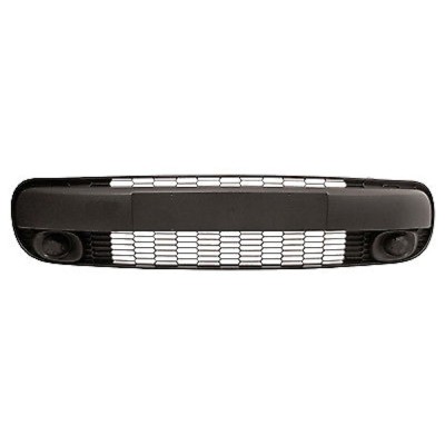 Grila bara fata Fiat 500l, 01.2013-, parte montare centrala bara, parte inferioara, model mare, fara gaura pentru proiectoare, 30L127, Aftermarket foto