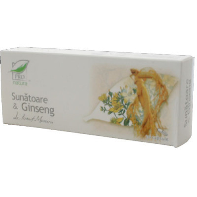 Sunatoare si Ginseng 30cps Medica foto