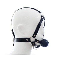 Masca Head Harness + Ball Gag [ Calus cu Bila ]#
