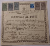 Certificat de botez, comuna Barlad