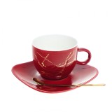 Set Cana cu farfurie si lingurita, Sweet