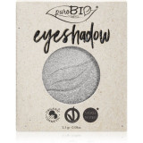 Cumpara ieftin PuroBIO Cosmetics Compact Eyeshadows fard ochi rezervă culoare 23 Silver 2,5 g