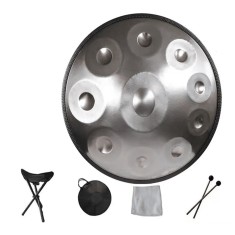 Ananda Handpan Argintiu cu 10 note