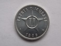 2 CENTAVOS 1985 CUBA-UNC foto