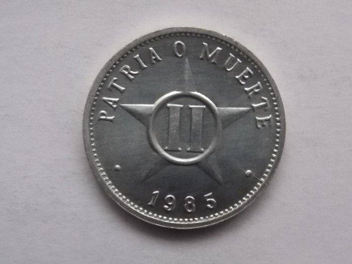 2 CENTAVOS 1985 CUBA-UNC
