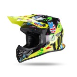 Cumpara ieftin Casca copii motocross/enduro Ufo Plast Korey negru / galben