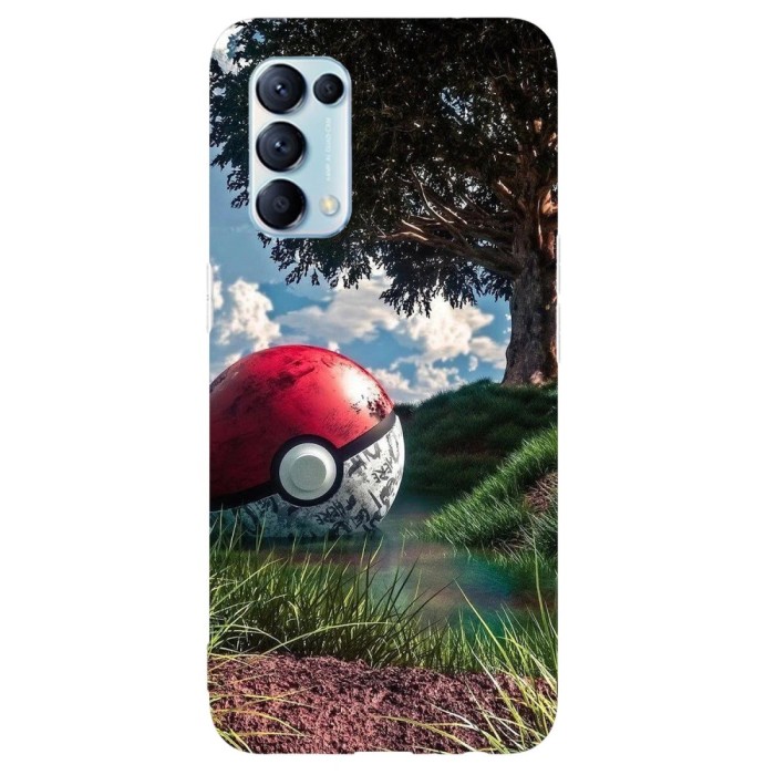 Husa compatibila cu Oppo A5 (2020) model Old pokeball, Silicon, TPU, Viceversa