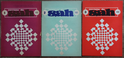 Revista de Sah, 3 numere din 1968 foto