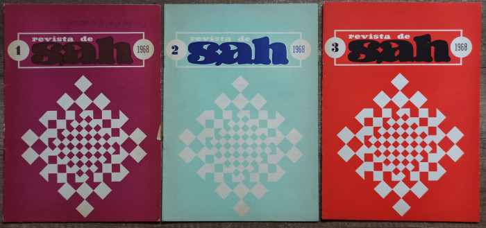 Revista de Sah, 3 numere din 1968